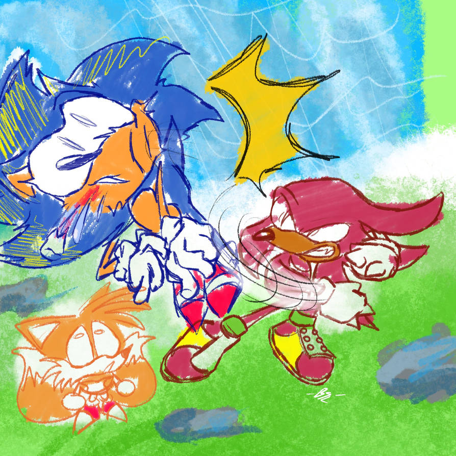 Sonic 3 30th Anniversary Art - 2024